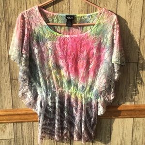 Ladies mesh cover shirt